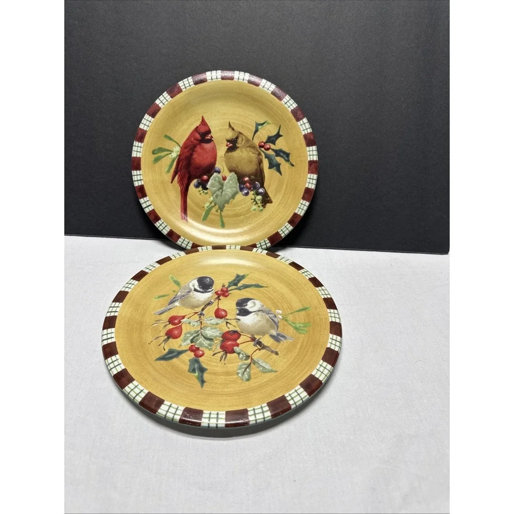 2 LENOX Winter Greetings 8.5